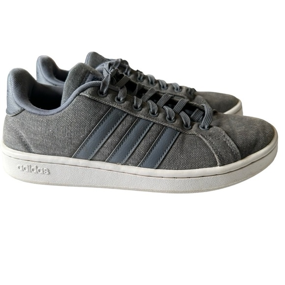 ADIDAS GRAND COURT CANVAS LIFE STYLE SNEAKERS SIZE 7.5 - Picture 4 of 10
